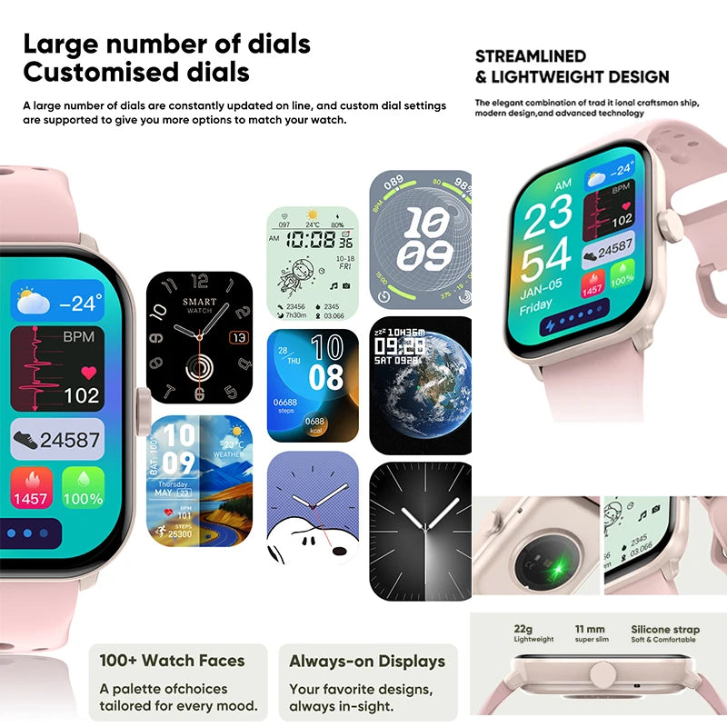 For Xiaomi Watch 5 Wrist Band Global Version Men Women HD AMOLED Screen Heart Rate Bluetooth Call GPS Track Waterproof Sports Smart Watch