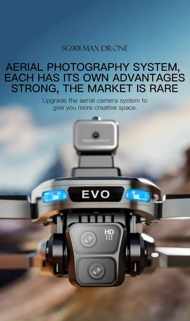 New SG901 MAX GPS Drone Professional 8K Camera Aerial FPV Brush Avoiding Obstacle with Large Screen Remote Control Folding Drone
