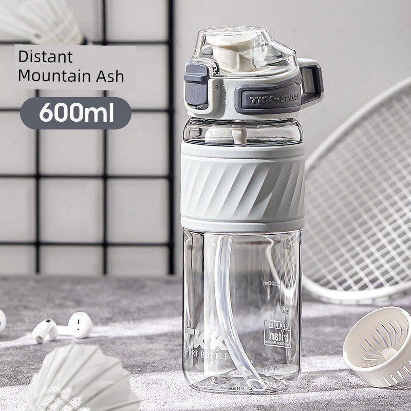 Sports Water Cup for Boys and Girls, Large Capacity, Summer Simple Design for Students, High Temperature Resistant Tritan Water Kettle