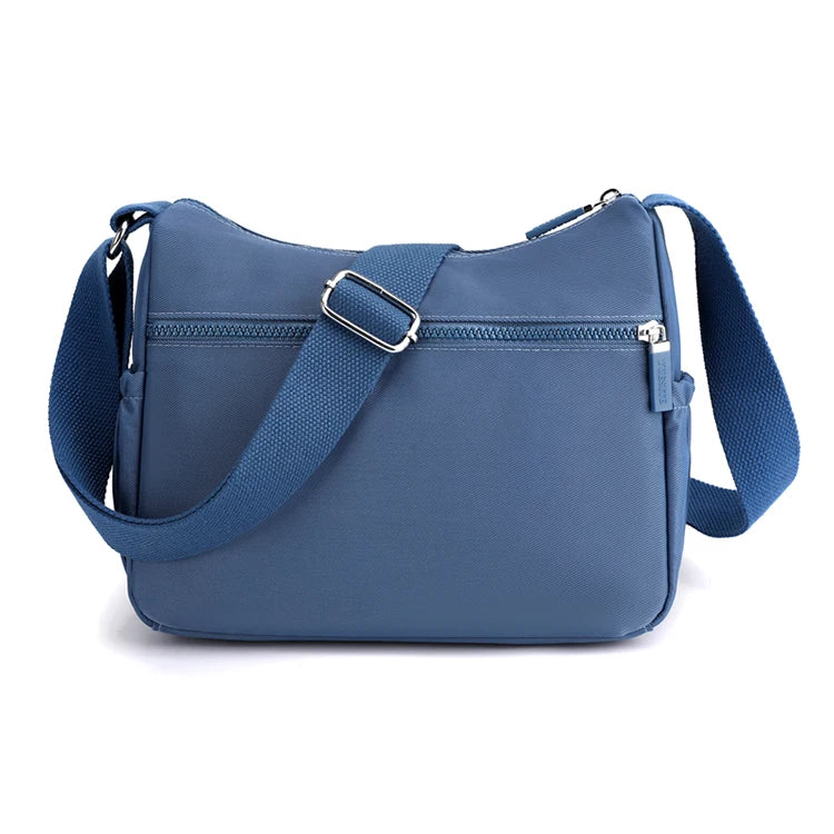 Ladies' Shoulder Bag - Adjustable Shoulder Strap, Zipper Closure