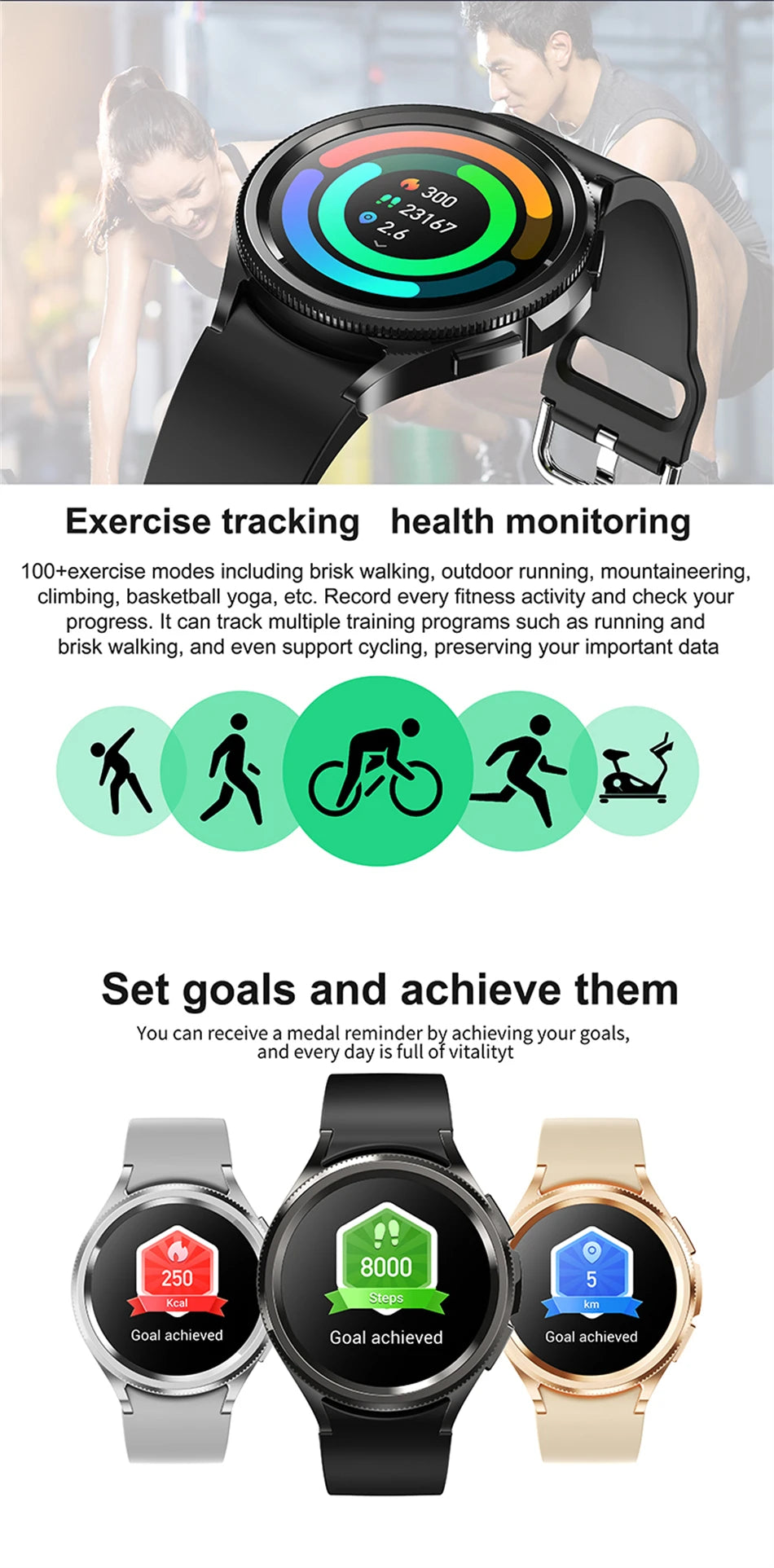 2025 New Watch 6 Classic Smartwatch Men GPS Sports Amoled Screen Heart Rate Waterproof Bluetooth Call Music Smart Watch Women