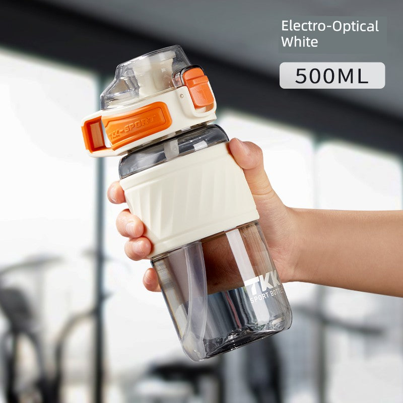 Sports Water Cup for Boys and Girls, Large Capacity, Summer Simple Design for Students, High Temperature Resistant Tritan Water Kettle