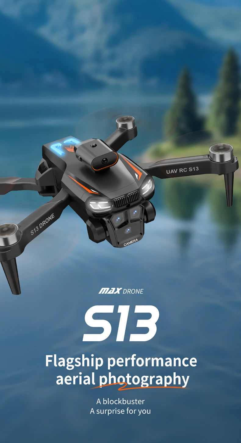 Xiaomi Mijia S13 Drone 8K Professional Dual Camera GPS FPV Brushless Motor Optical Flow Hovering Foldable Quadcopter.
