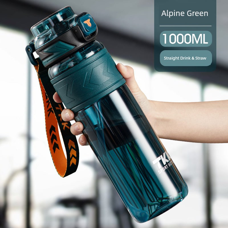 Sports Water Cup for Boys and Girls, Large Capacity, Summer Simple Design for Students, High Temperature Resistant Tritan Water Kettle