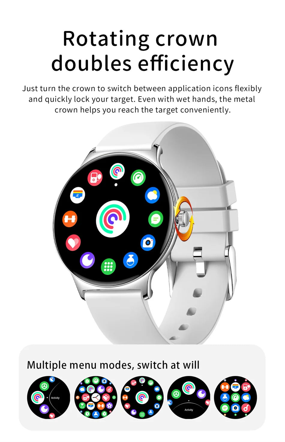 New Ultra Thin Smart Watch Women Screen Always Display Time Sports Bracelet Bluetooth Call Fashion Smartwatch