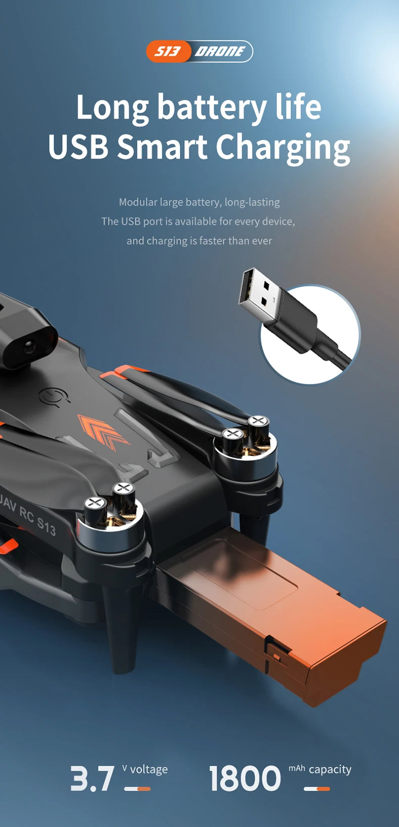 Xiaomi Mijia S13 Drone 8K Professional Dual Camera GPS FPV Brushless Motor Optical Flow Hovering Foldable Quadcopter.