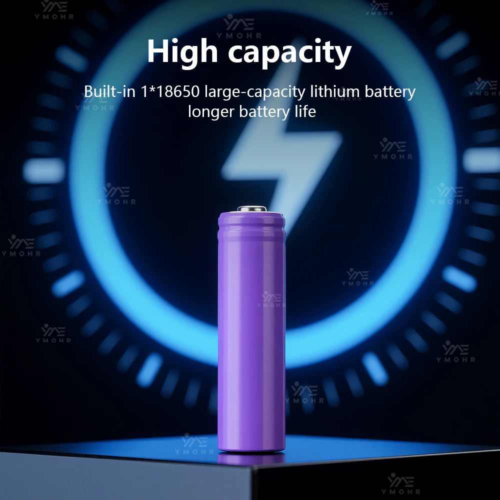 High Power LED Flashlights Built-in battery USB Rechargeable Strong Hand Light Multifunctional Torch Lamp For Emergency Camping