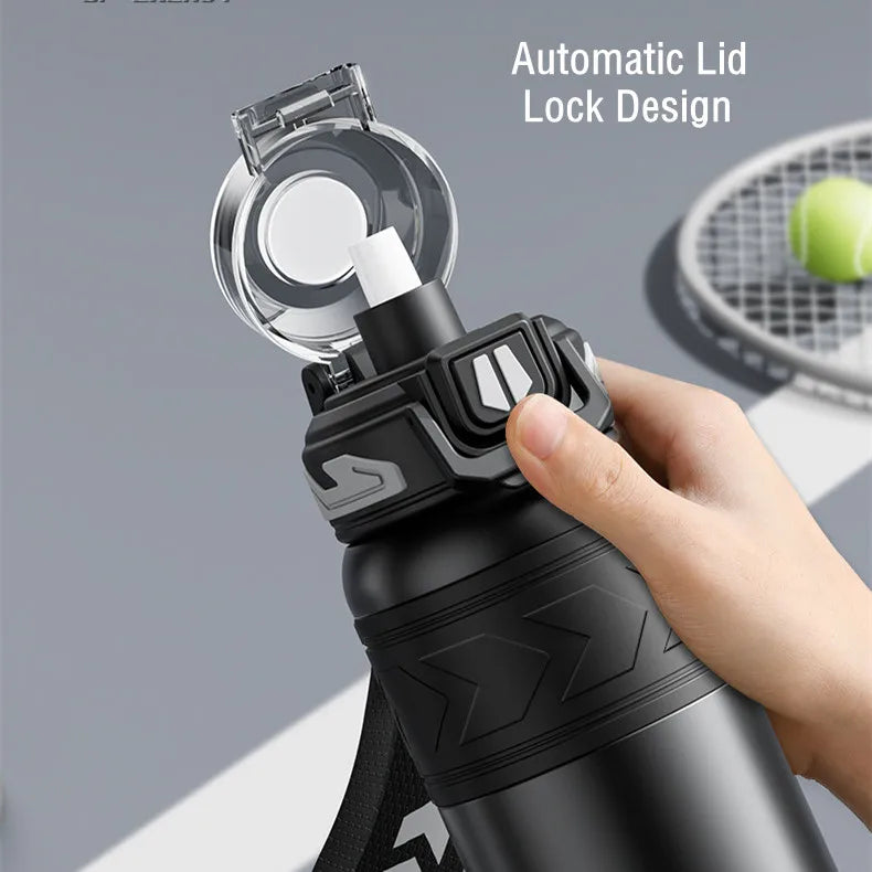 710ml High Quality Stainless Steel 316 Sport Vacuum Flask With Straw Portable Gym Fitness Outdoor Cycling Climb Thermal Bottle