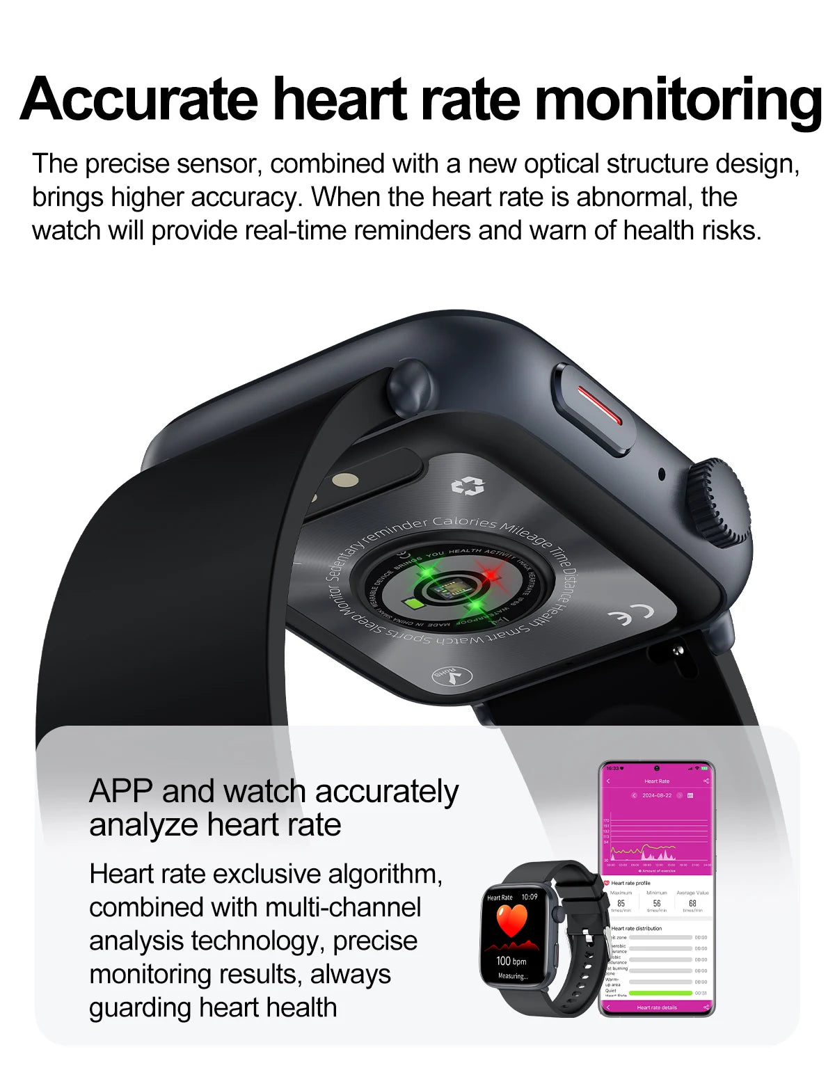 2025 New For Xiaomi Smart Watch HD Bluetooth Call AMOLED Screen NFC Waterproof GPS Sport Health Tracker Smart Watch