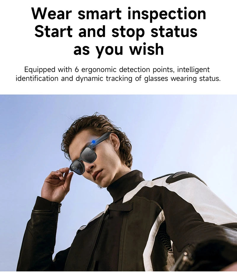 Xiaomi AI Smart Glasses 8-megapixel Camera Mini Camera Bluetooth Call Sunglasses Shooting Audio Listening Music Camera Glasses