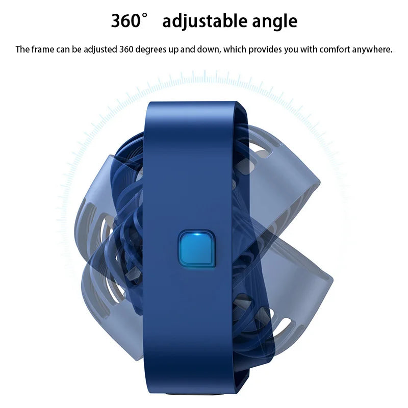 Mini Desktop Fan Battery-Free Quiet USB Powered Office Desk Fan Small Portable Plastic Electric Fan for Home And Office Use