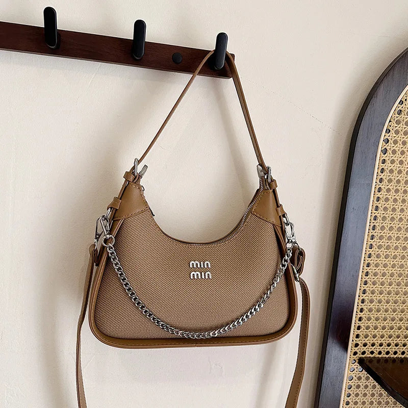 2025 EarlySpring New Simple and Casual Fashion Women's Armpit Handbag High-end and Trendy ShoulderBag for Style-conscious Ladies