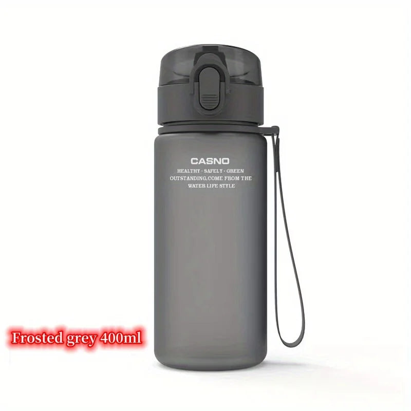 Durable water bottle with bounce cover, suitable for outdoor sports-very suitable for cycling, camping and running