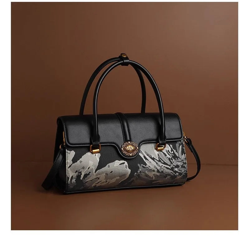 Classic Elegant Ladies Hand Bag By Famous Designer Luxury Brand Leather Shoulder Messenger Bag For Gifts
