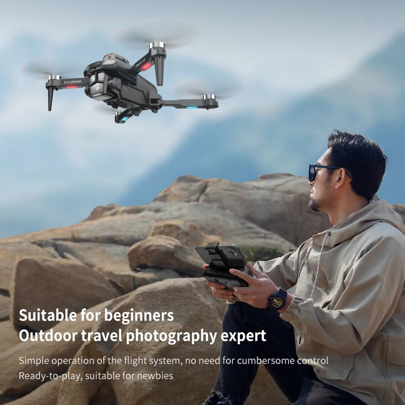 Xiaomi Mijia S13 Drone 8K Professional Dual Camera GPS FPV Brushless Motor Optical Flow Hovering Foldable Quadcopter.