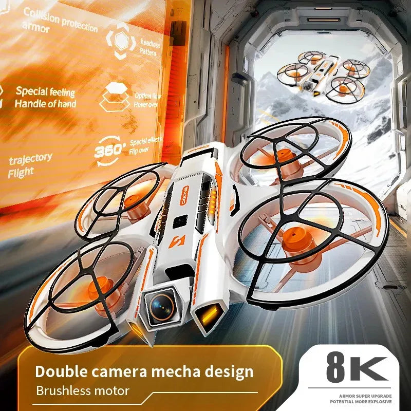 Professional Drone FPV 8K HD Dual Camera A21 PRO Brushless Motor Obstacle Avoidance Optical Flow Hovering Stabilization UFO Quad