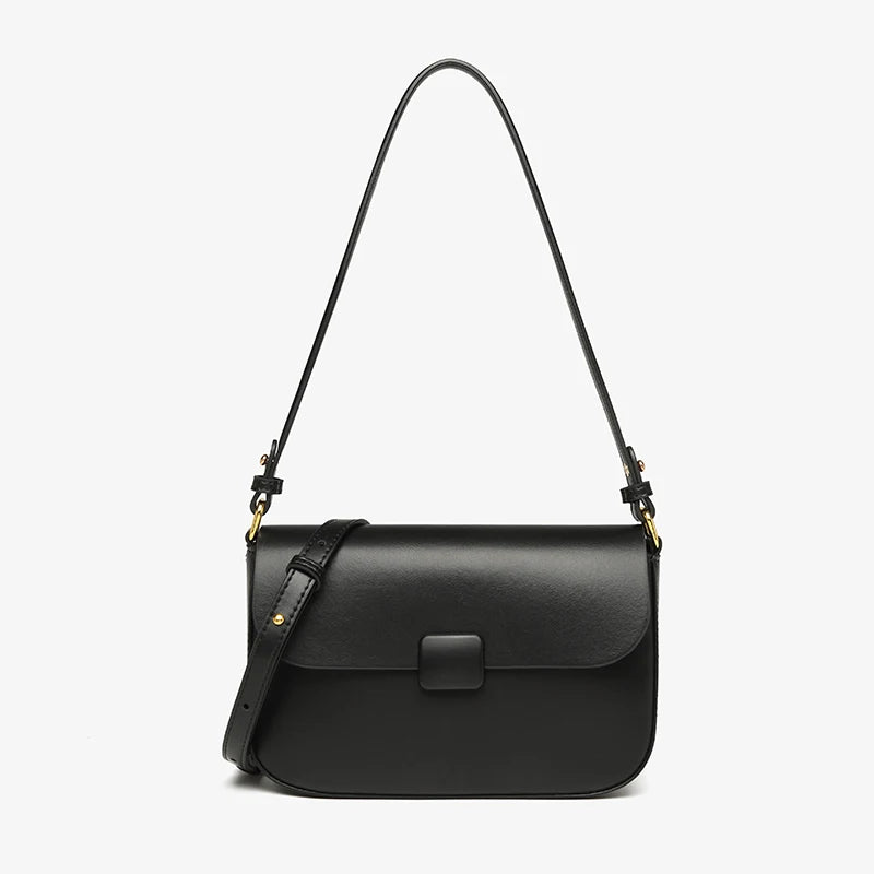 Luxury handbags female crossbody bags Tofu small square shoulder bag, Women bags new fashion 2025 genuine cowhide leather satchel