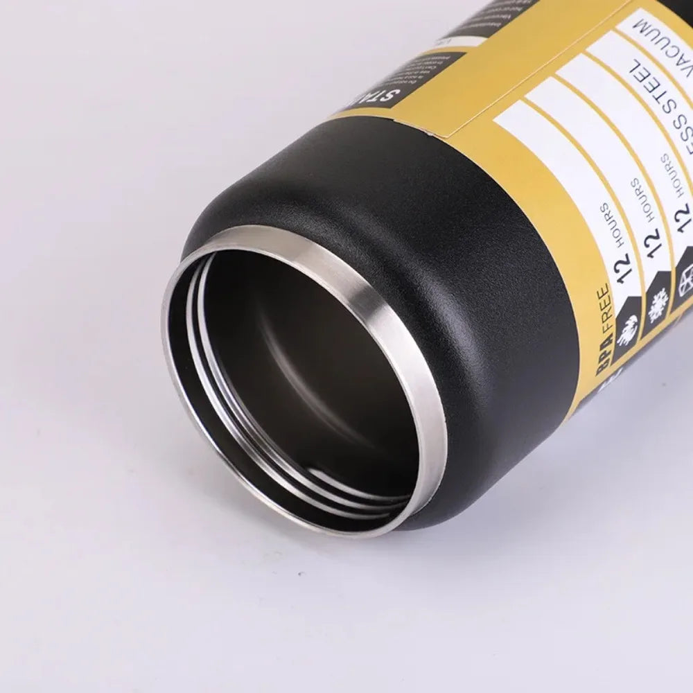 800ml,1100ml Large Capacity Water Bottle Stainless Steel Thermos Vacuum Insulated Flask Bottle Leakproof Sports Portable Tumbler