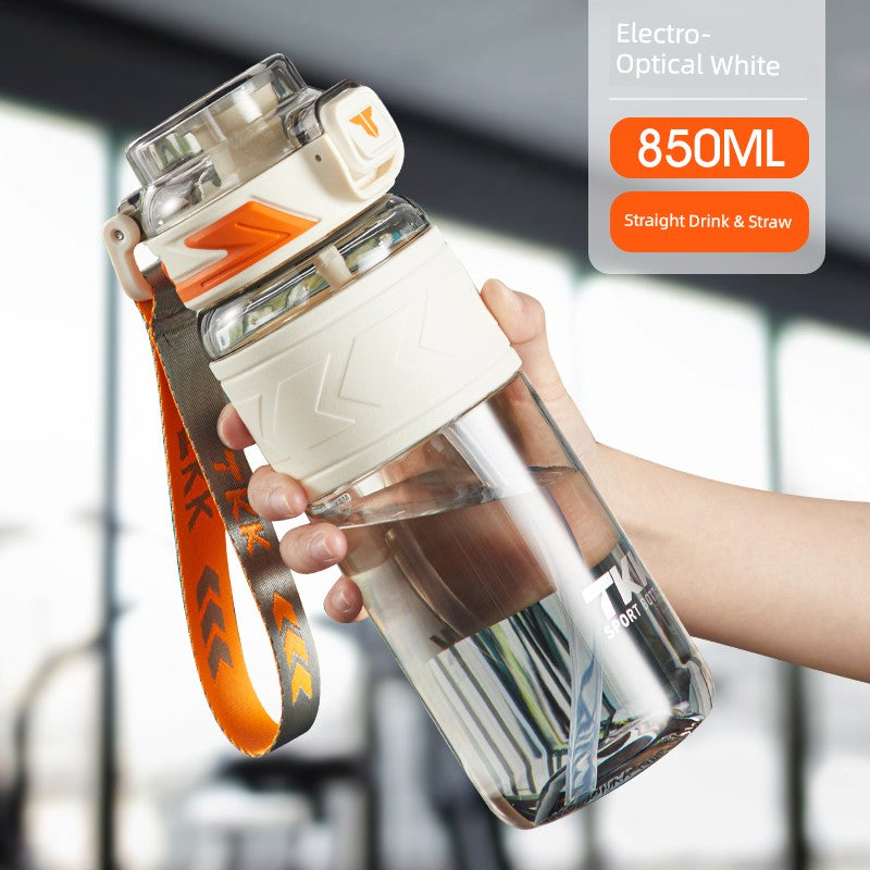Sports Water Cup for Boys and Girls, Large Capacity, Summer Simple Design for Students, High Temperature Resistant Tritan Water Kettle