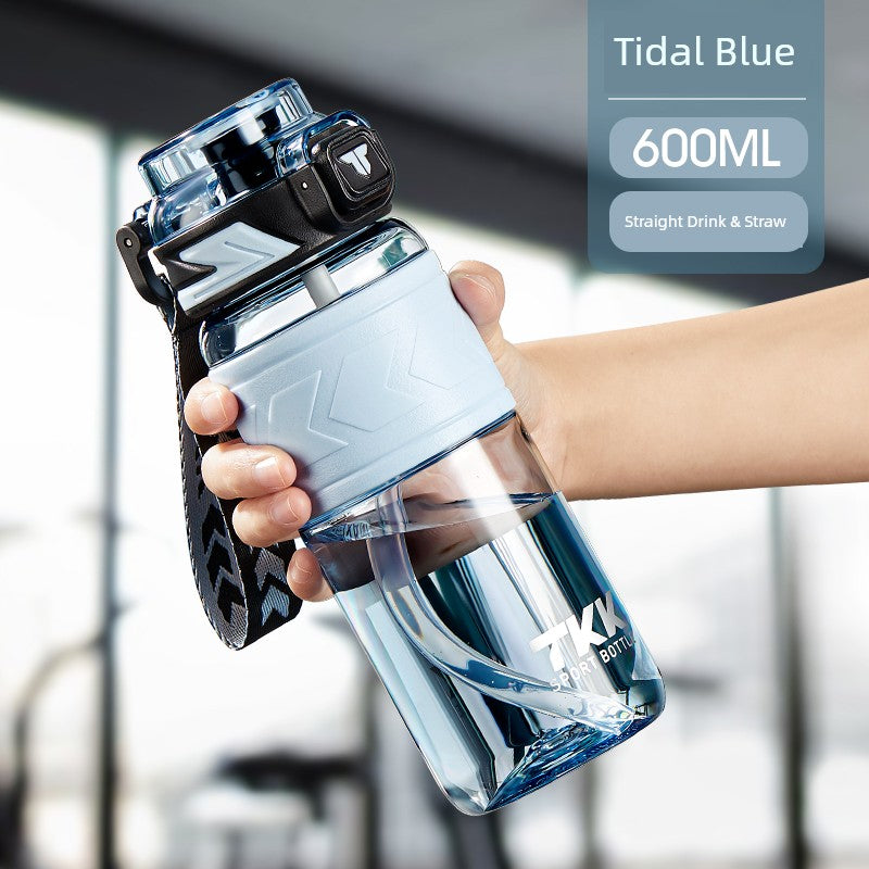 Sports Water Cup for Boys and Girls, Large Capacity, Summer Simple Design for Students, High Temperature Resistant Tritan Water Kettle