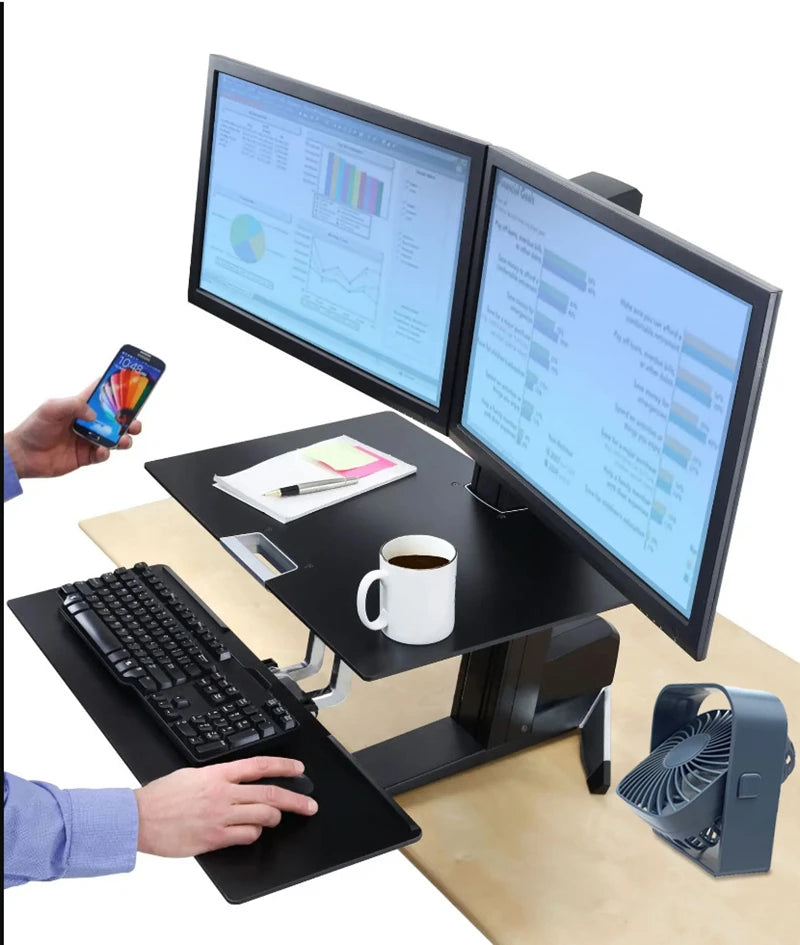 Mini Desktop Fan Battery-Free Quiet USB Powered Office Desk Fan Small Portable Plastic Electric Fan for Home And Office Use