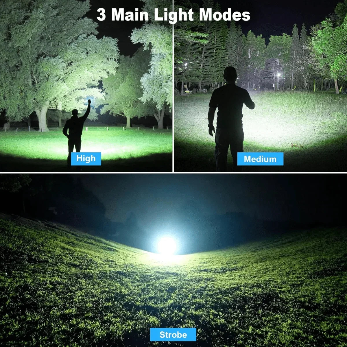 Strong Light Flashlight Charging, Long Endurance, Outdoor Multifunctional Long-range Illumination, Flashlight with Work Light