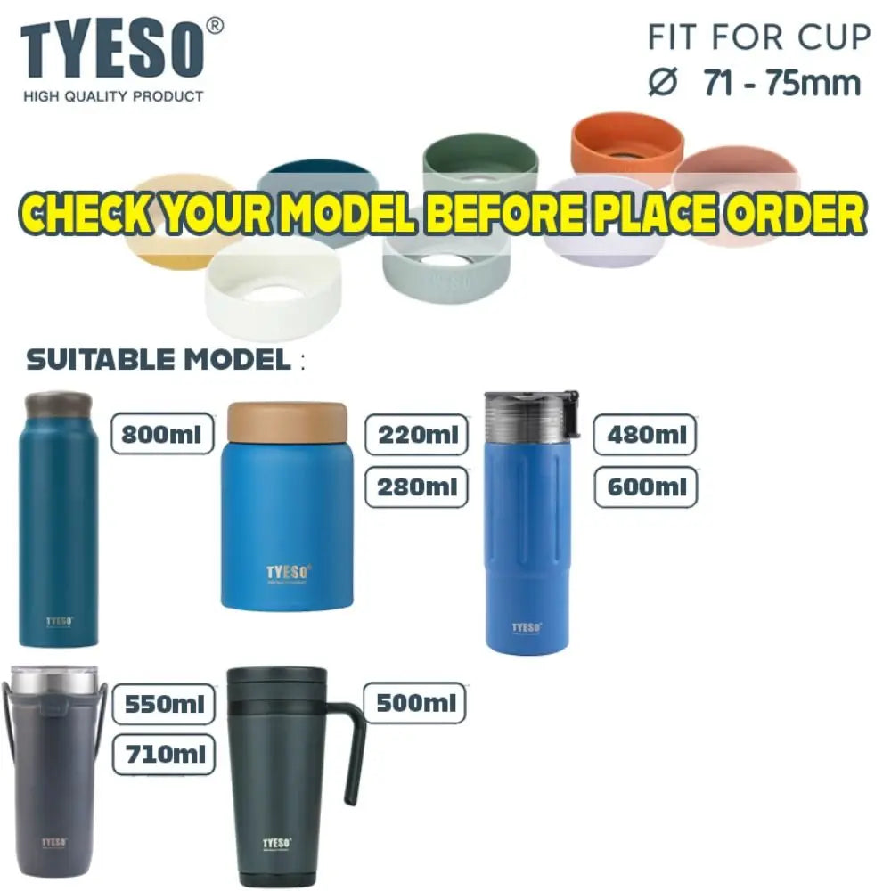 Coaster Bottom Cover for Tyeso Water Bottle 1050ml 1200ml TS-8829 TS-8830 Anti Slip Bottom Sleeve Cover for Tyeso Mug Accessory