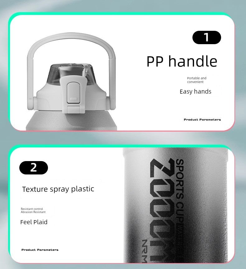 Barrels T 2000ml Vacuum Cup SUS316 Stainless Steel