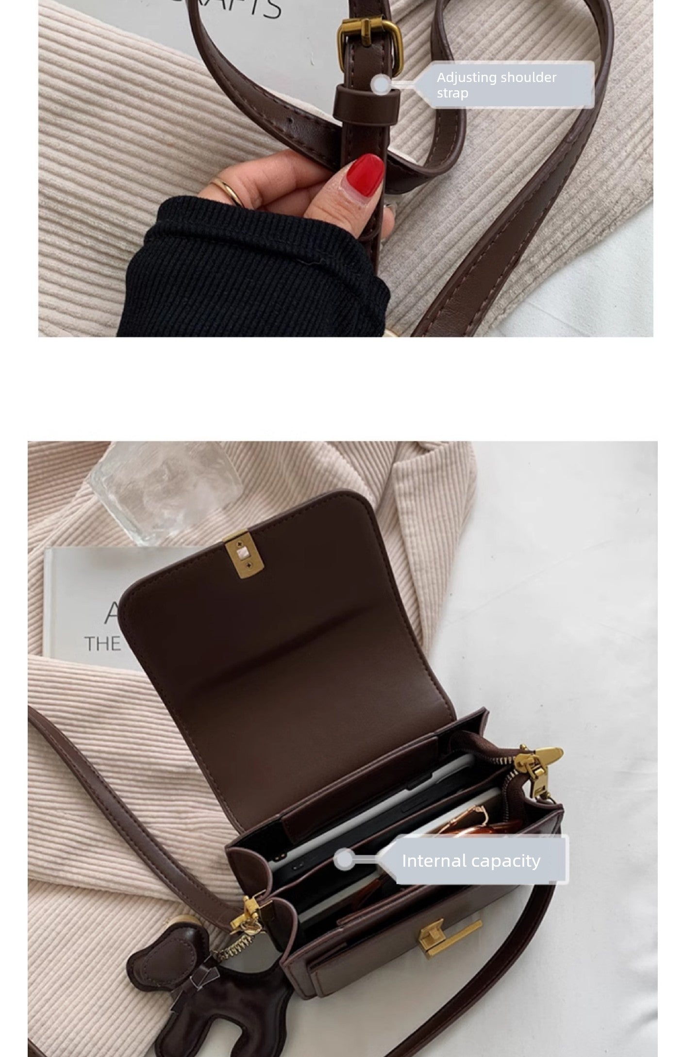 Accessible Luxury Women's Fancy Niche Style Shoulder Messenger Bag