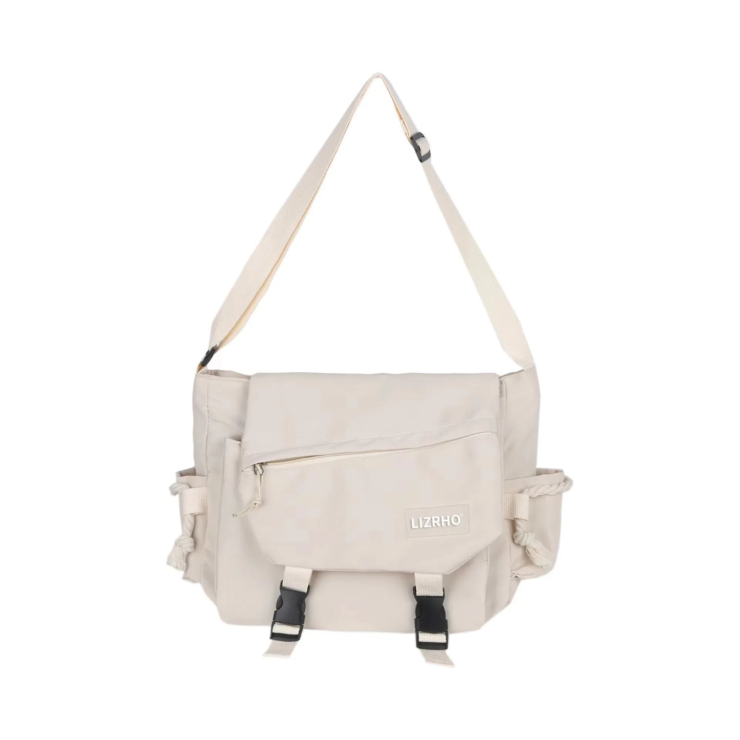 Women's Nylon Handheld One Shoulder Versatile Large Capacity Crossbody Bag Retro Work Travel