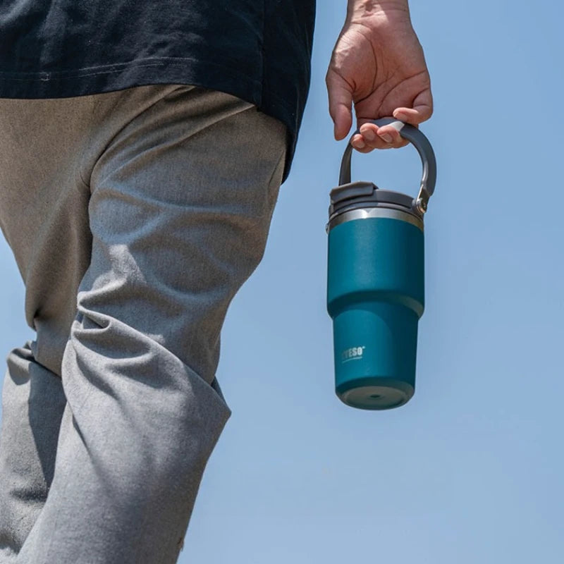 Tyeso 30oz Coffee Cup Thermos Bottle 900ml Stainless Steel Double Wall Insulation Cold And Hot Travel Mug Vacuum Flask Thermos