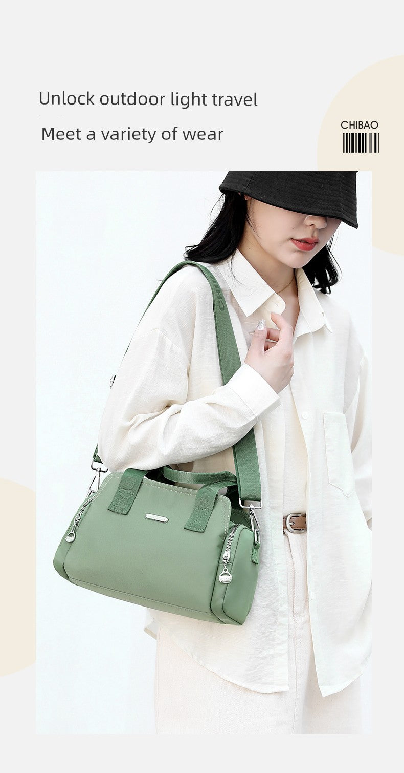 2024 New Arrival Large Capacity Handbag Women's Fashion Casual Lightweight Canvas Bag Women's Shoulder Messenger Bag Oxford Cloth