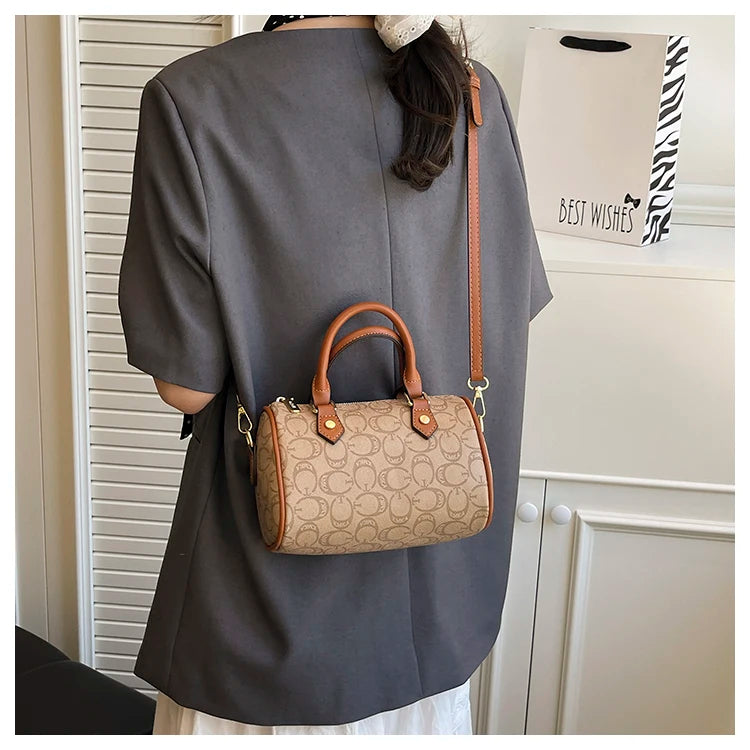 Luxury Brand Ladies Leather Tote Bags By Famous Designer Popular Classic Elegant Women's Shoulder Crossbody Handbag