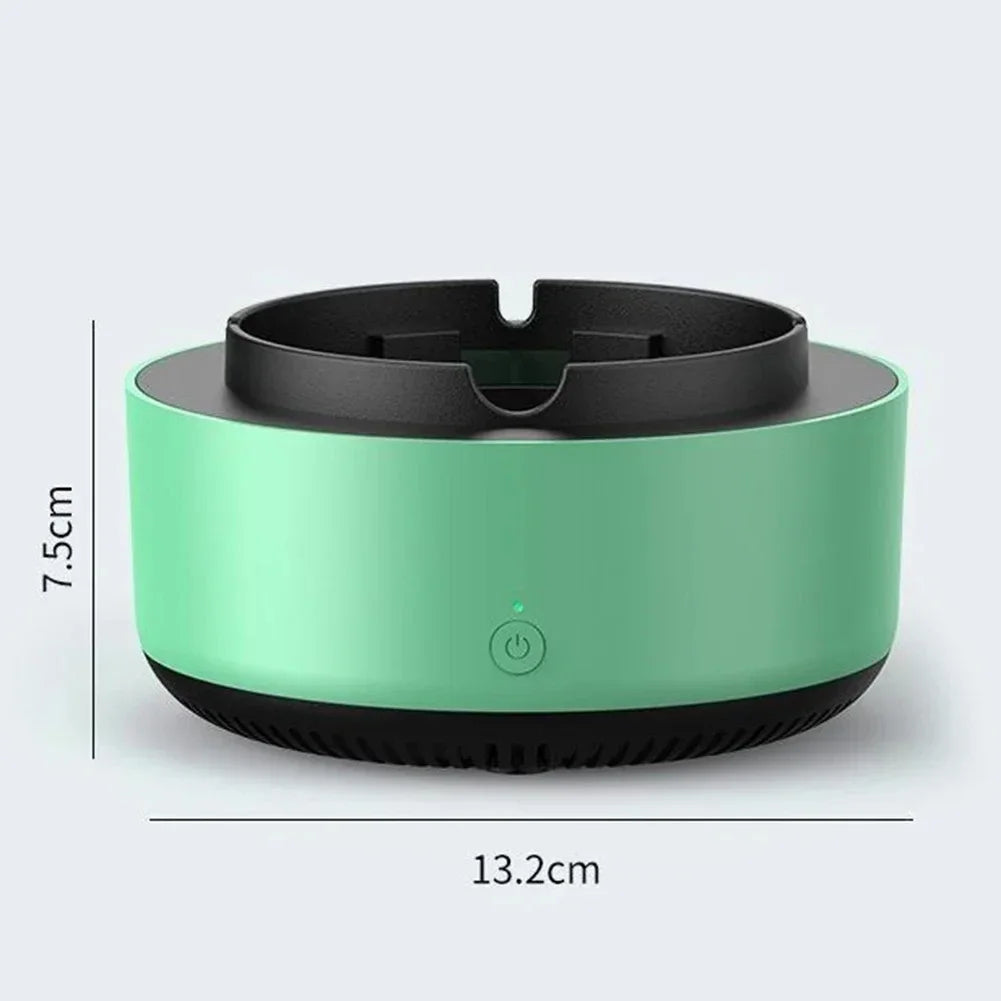 Portable Smokeless Ashtray Air Purifier Multi Filtration Removes Smoke Odor for Home Office Car Passive Smoking Protection