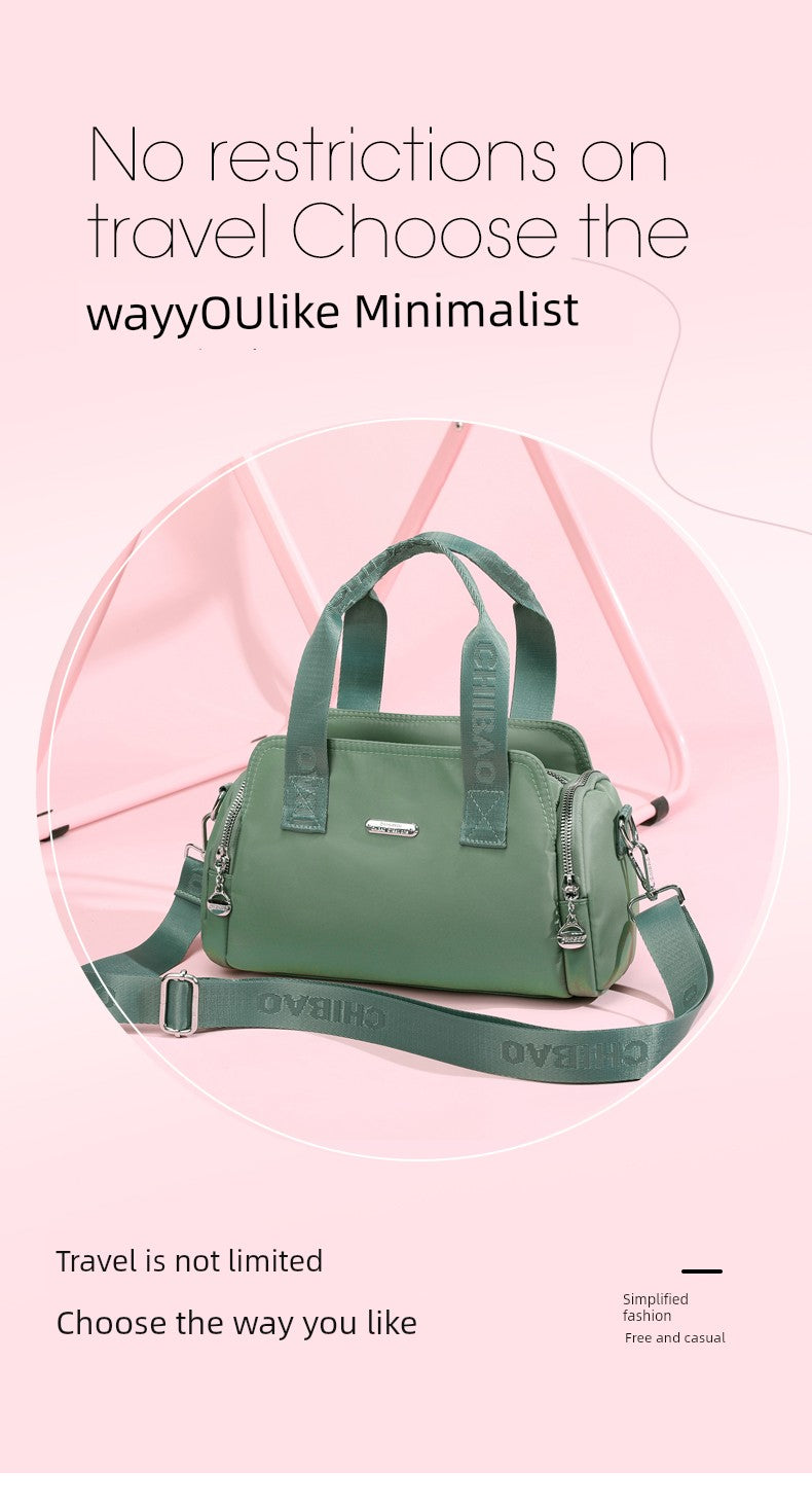 2024 New Arrival Large Capacity Handbag Women's Fashion Casual Lightweight Canvas Bag Women's Shoulder Messenger Bag Oxford Cloth