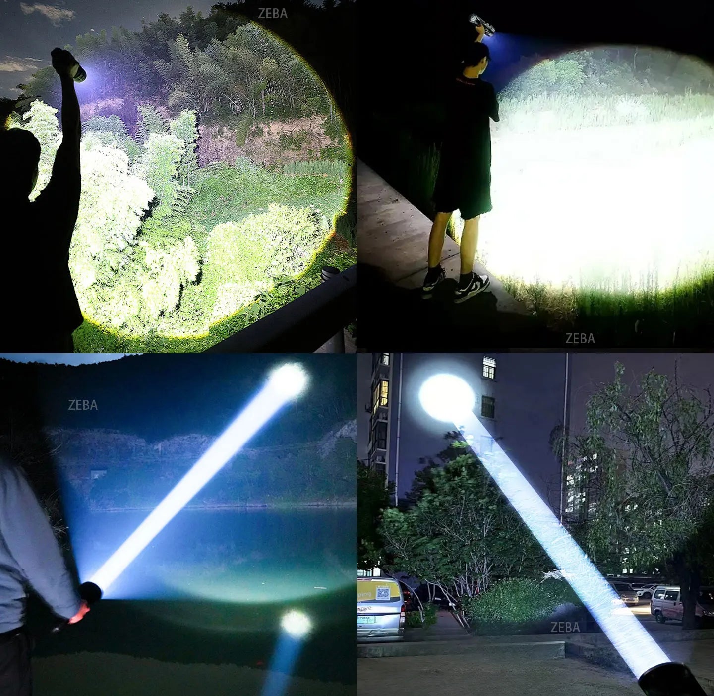 2025 Ultra Powerful Windproof Fire Starting Flashlight Rechargeable High Power Torch Focused Light Source Can Light A Flame Lantern