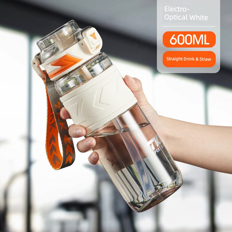Sports Water Cup for Boys and Girls, Large Capacity, Summer Simple Design for Students, High Temperature Resistant Tritan Water Kettle
