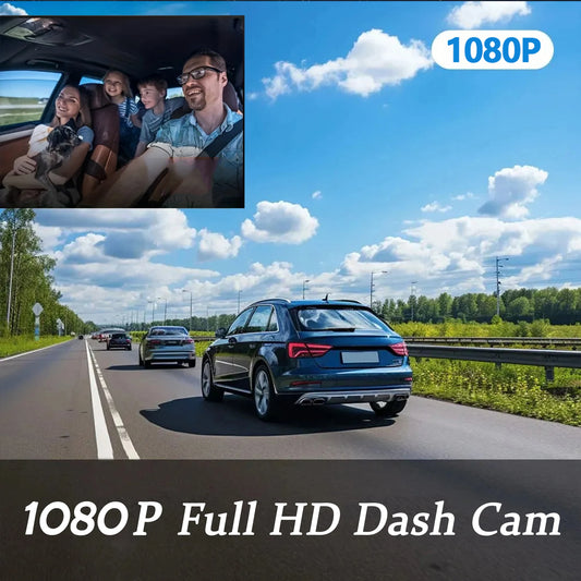 Dual Lens Car DVR FHD 1920*1080P Dash Camera Cabin Dashcam Vehicle Video Dash Cam Drive Recorder Interior Mini Dvrs Black Box