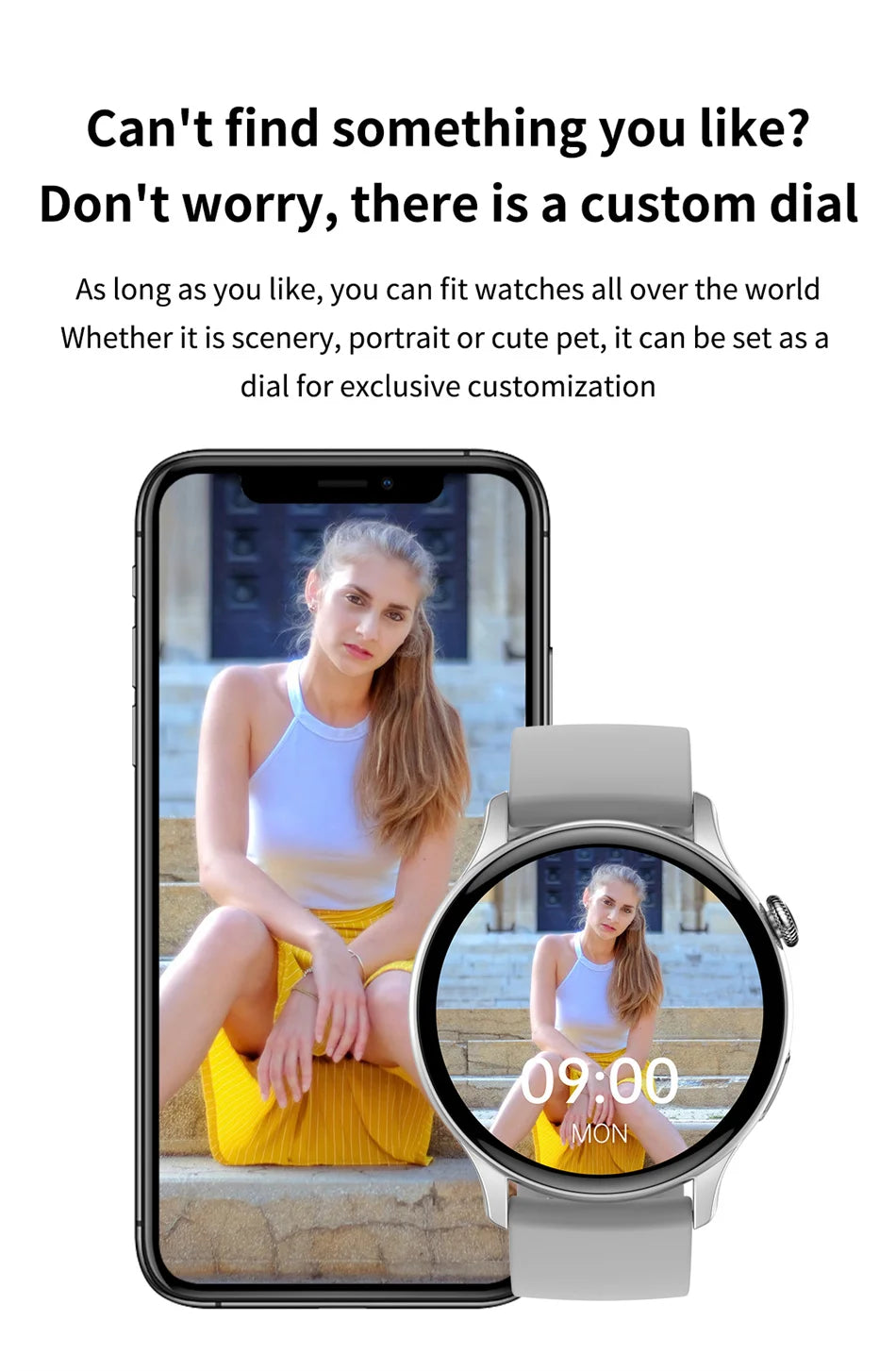 2024 True AMOLED Smart Watch Ladies Screen always Show Time 466*466 HD Health Tracker Voice Calling Smartwatch Women For Xiaomi