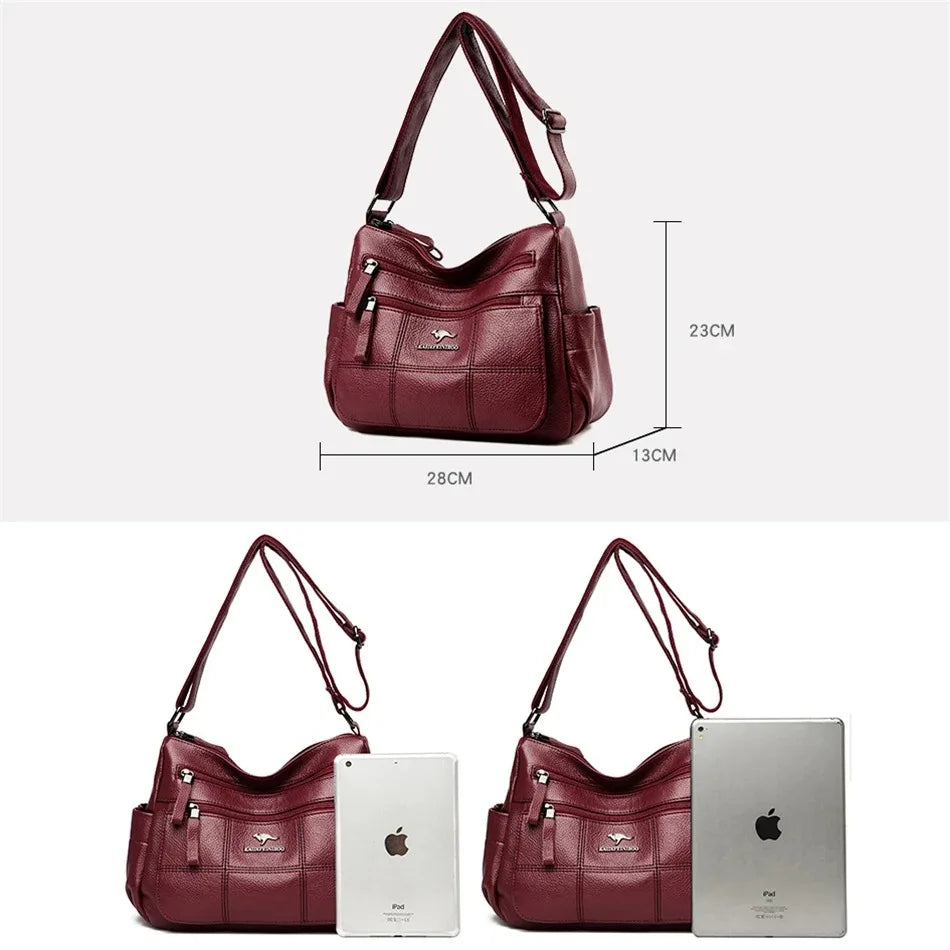 Genuine Brand PU Leather Sac Luxury Handbags Women Bags Designer Shoulder Crossbody Hand Bags for Women Purses and Handbags