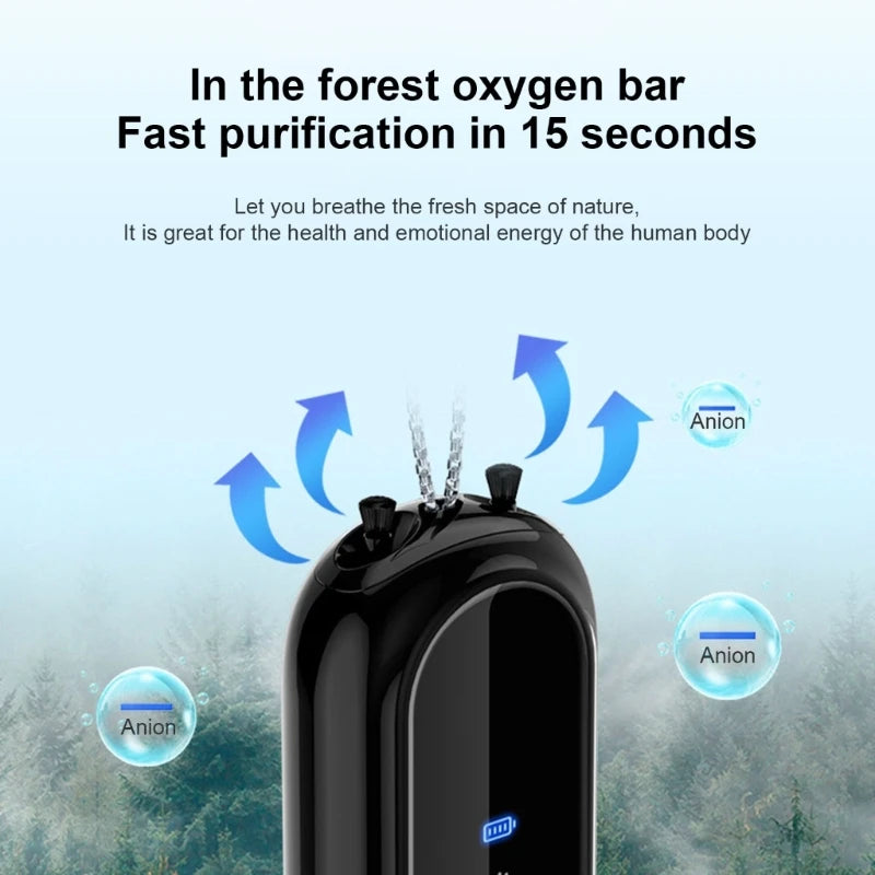 USB Rechargeable Air Purifiers Air Purifying Machine Suitable for Desk Car Drop Shipping