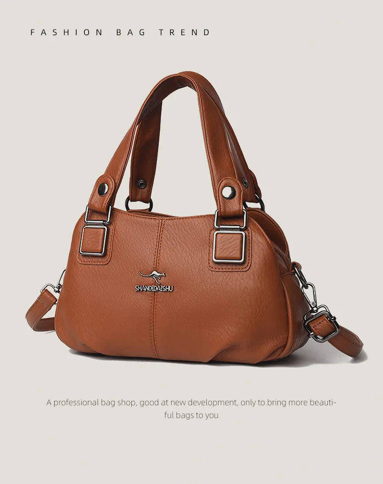 2025 Luxury Women Tote Bags Vintage Shoulder Crossbody Bags Fashionable Mothers Bags Ladies Travel Commuter Bag