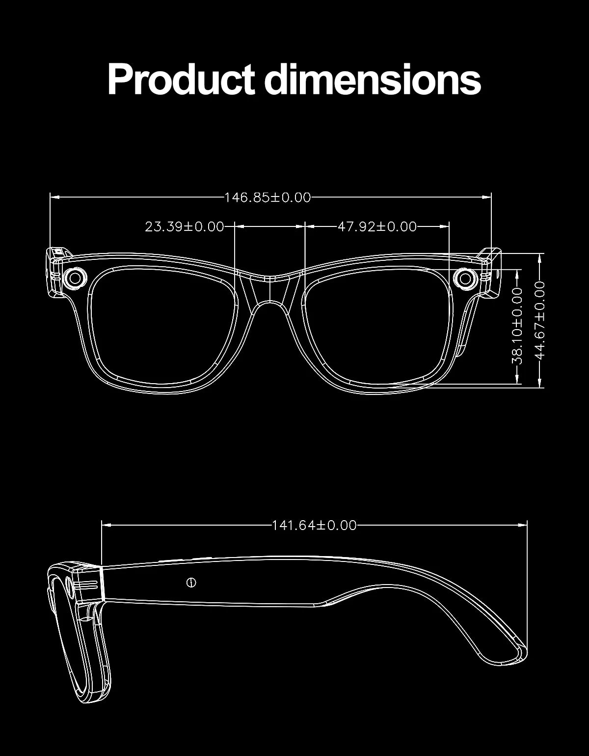LIGE Fashion AI Camera Smart Glasses IP65 Waterproof Bluetooth Call Playing Music Smart Glasses Identify Pictures Use ChatGPT