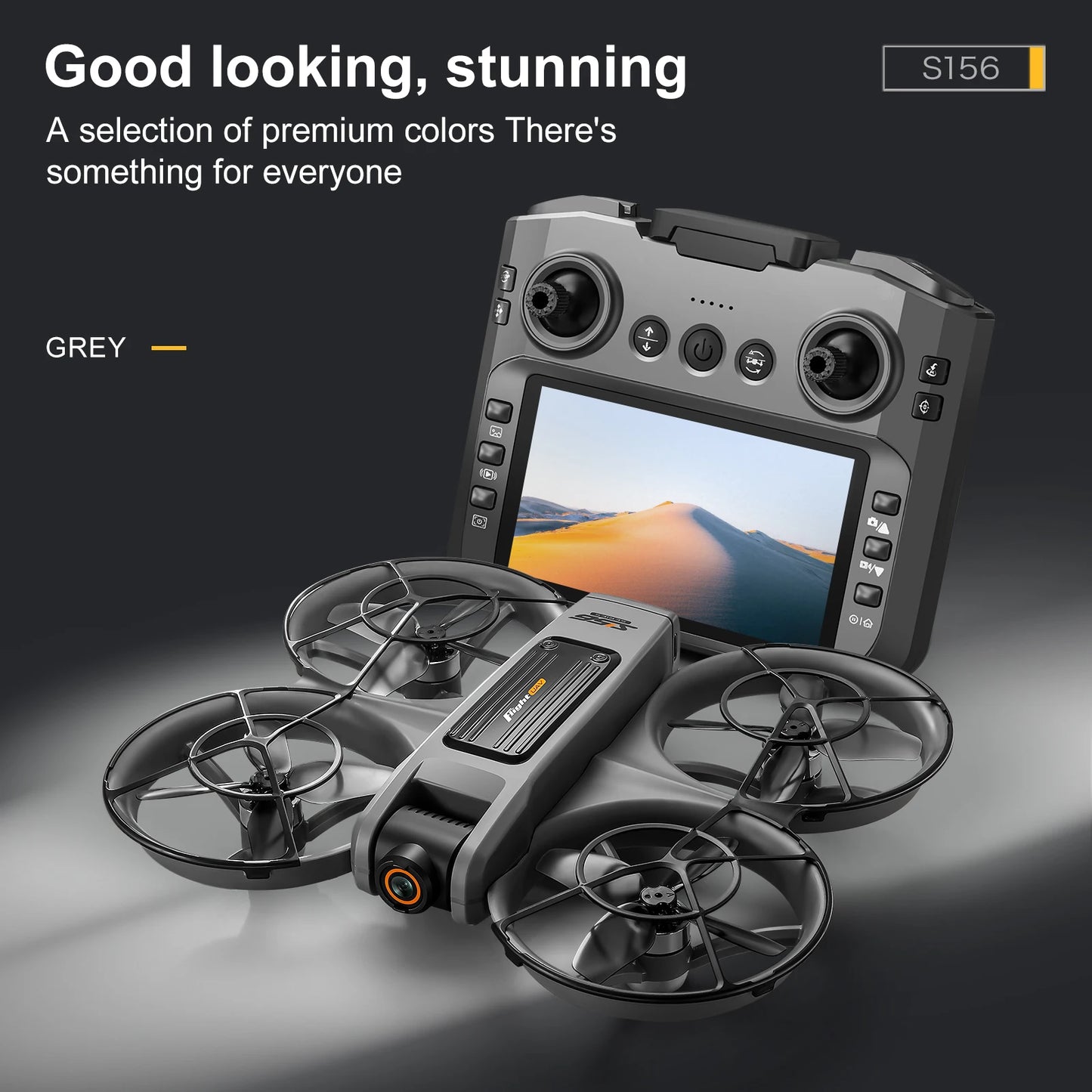 2025 S156 Mini Drone 8K HD Aerial Photography Dual-Camera Dron With Screen Omnidirectional Brushless Motor Drone RC