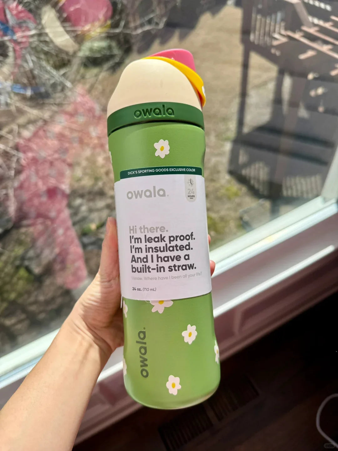 NEW Original Owala Insulated Stainless Steel Water Bottle with Straw, BPA-Free Sports Water Bottle