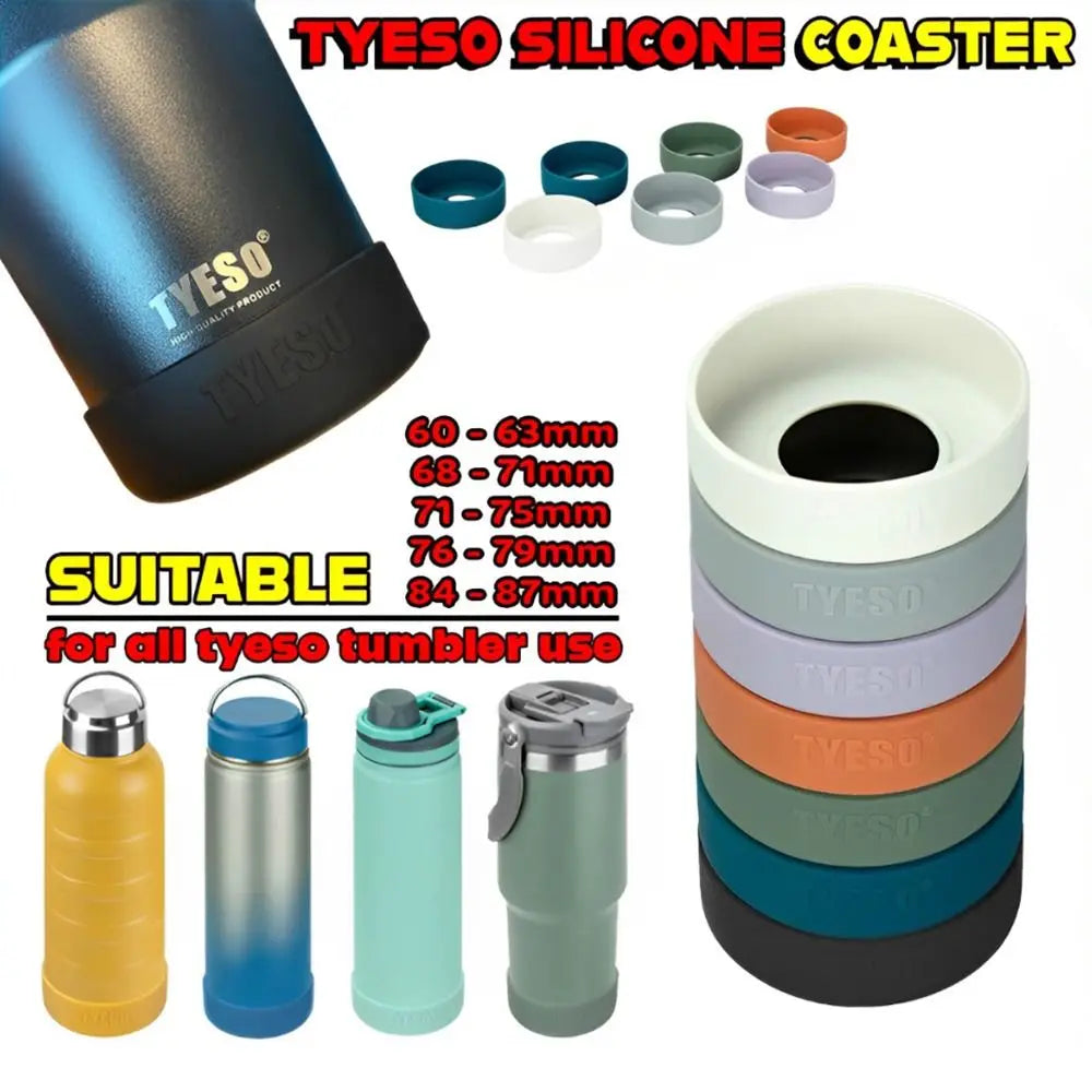 Coaster Bottom Cover for Tyeso Water Bottle 1050ml 1200ml TS-8829 TS-8830 Anti Slip Bottom Sleeve Cover for Tyeso Mug Accessory