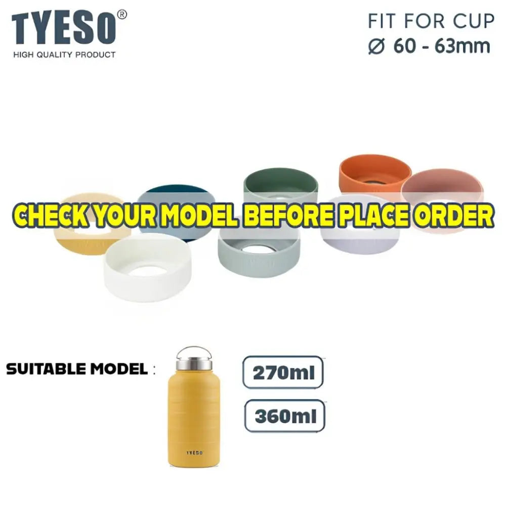 Coaster Bottom Cover for Tyeso Water Bottle 1050ml 1200ml TS-8829 TS-8830 Anti Slip Bottom Sleeve Cover for Tyeso Mug Accessory