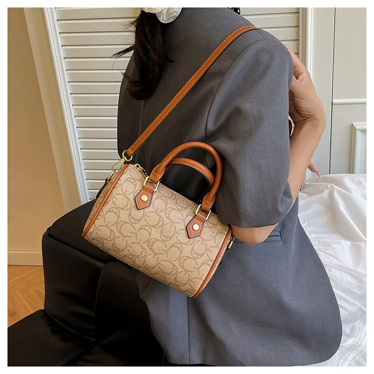 Luxury Brand Ladies Leather Tote Bags By Famous Designer Popular Classic Elegant Women's Shoulder Crossbody Handbag