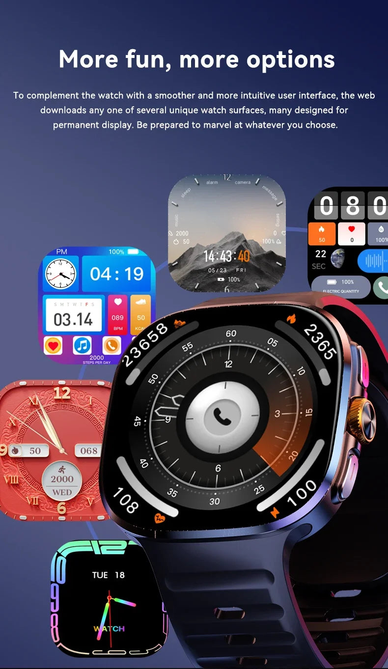 2025 M99 5G Smart Watch: Android 10.0, 9MP Rotary Camera, 256GB Storage, GPS/NFC, 1.95" AMOLED Screen