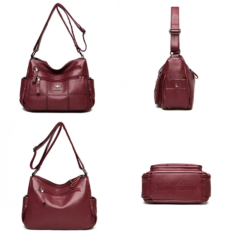 Genuine Brand PU Leather Sac Luxury Handbags Women Bags Designer Shoulder Crossbody Hand Bags for Women Purses and Handbags